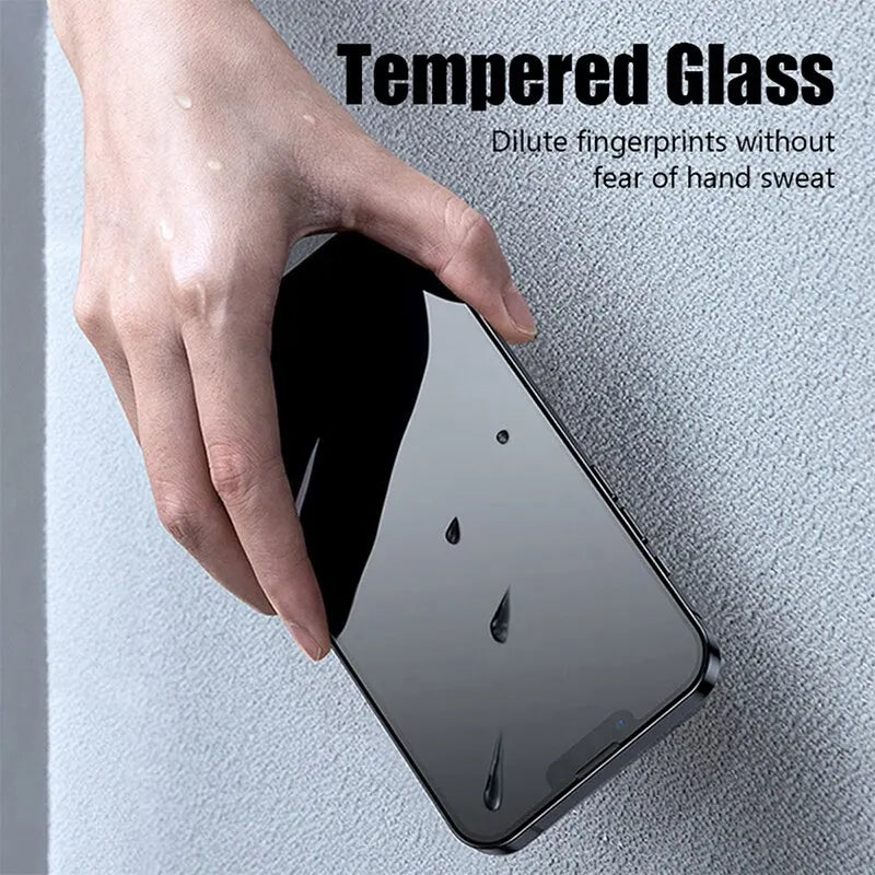 Pellicola salvaschermo vetro temperato Privacy 4 pezzi per iPhone
