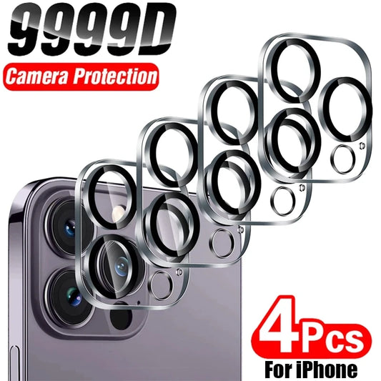 Protezioni in vetro per fotocamera posteriore per iPhone 4PCS HD