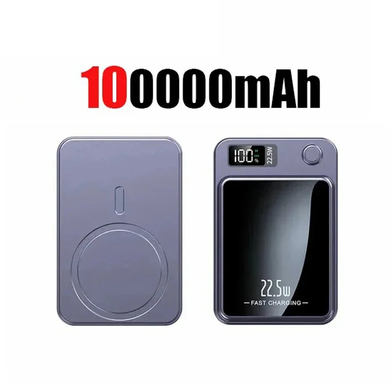 PowerBank per batteria esterna portatile a ricarica rapida con batteria magnetica wireless per Huawei Samsung iPhone